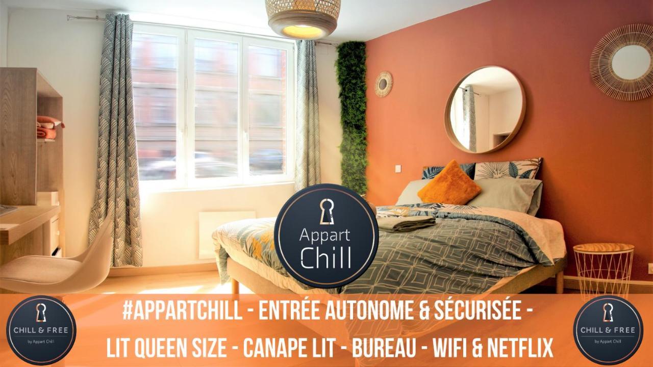 Appart Chill & Free - Proche Centre Valenciennes - Parking Gratuit Dış mekan fotoğraf