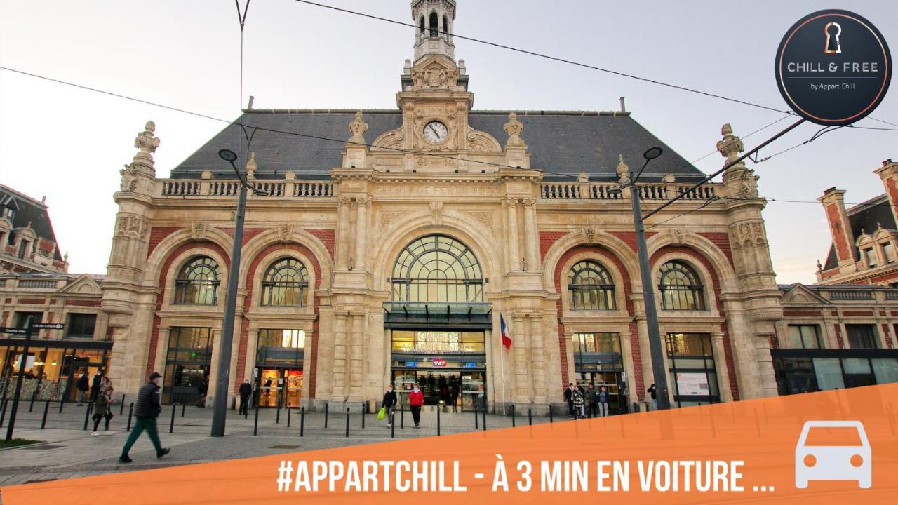 Appart Chill & Free - Proche Centre Valenciennes - Parking Gratuit Dış mekan fotoğraf
