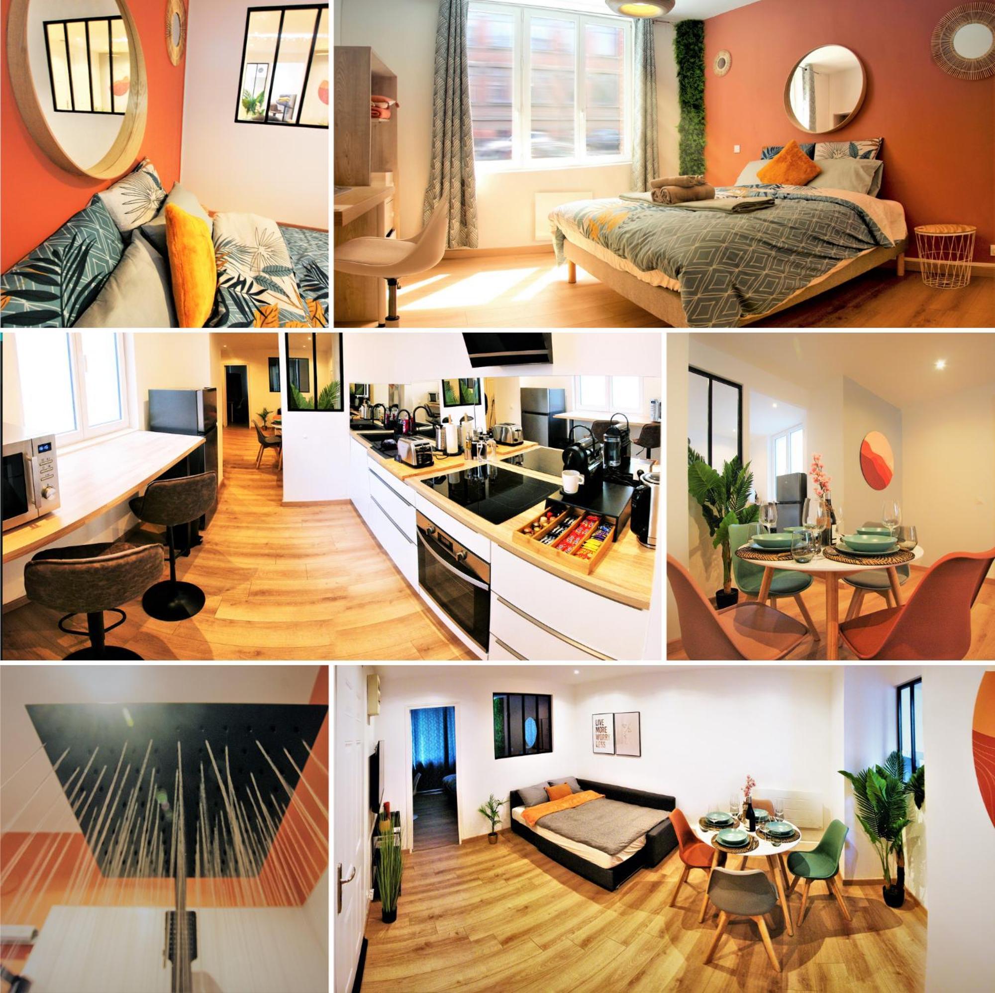 Appart Chill & Free - Proche Centre Valenciennes - Parking Gratuit Dış mekan fotoğraf